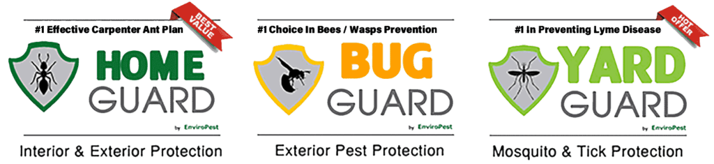 pest service plans from EnviroPest: Home Guard, Bug Guard and Yard Guard